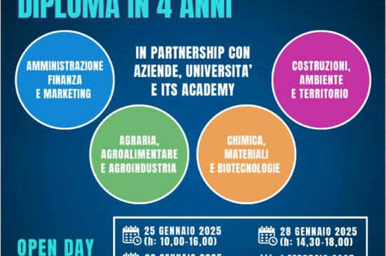 OPENDAY – Vi presentiamo la nostra offerta formativa – Gennaio/Febbraio